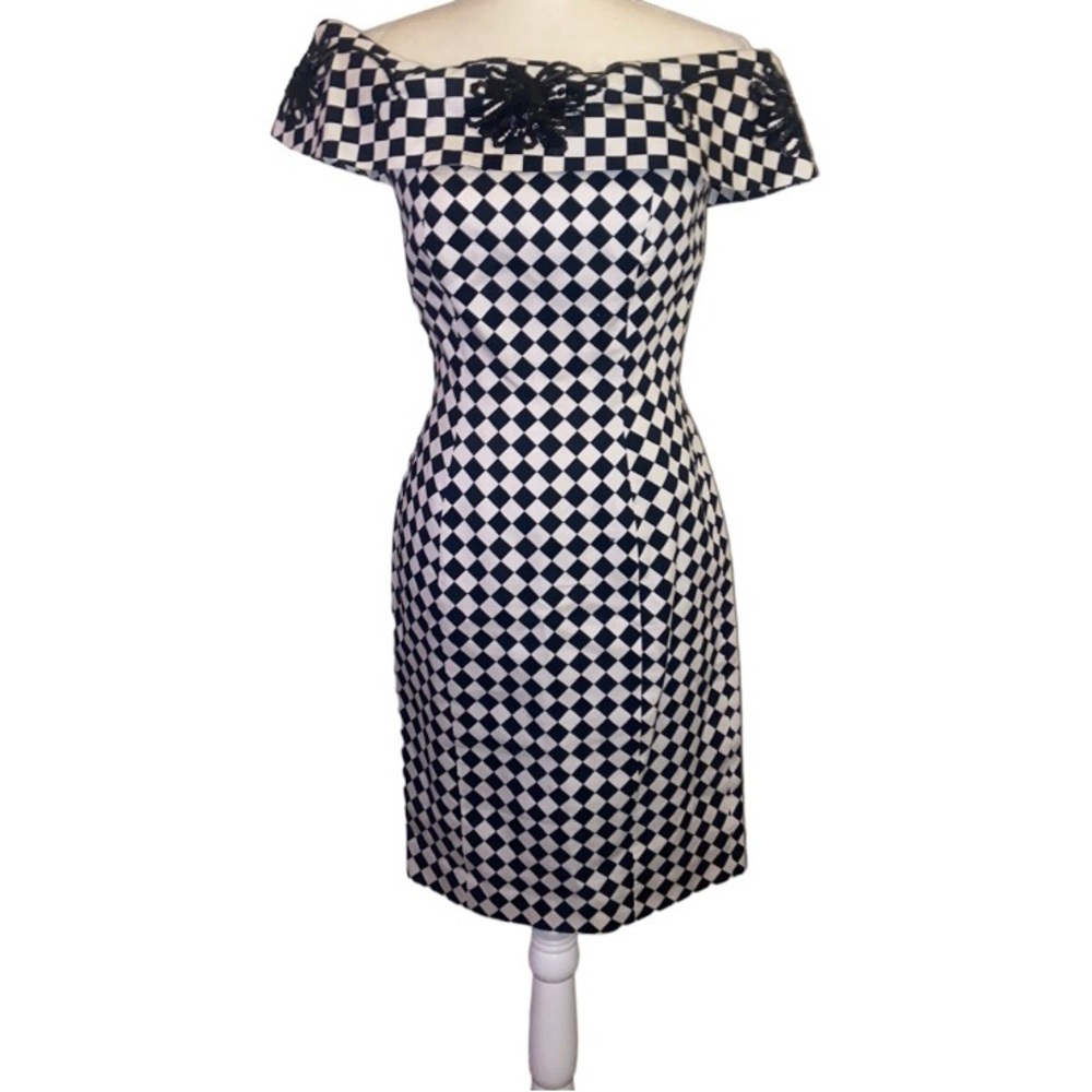 Gorgeous Morton Myles For The Warrens 1980s Dress SZ 4 VTG